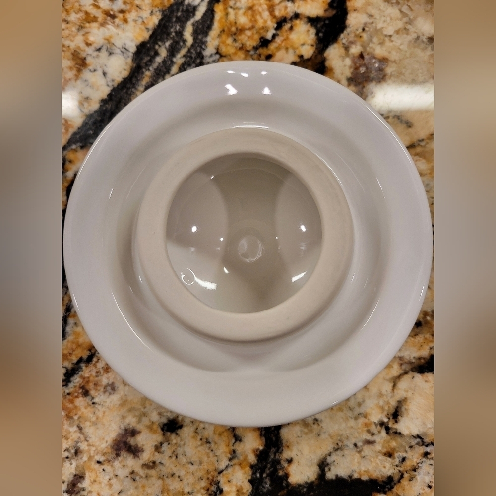 Fiesta Large Teapot Lid Only WHITE Fiestaware 44 oz. Replacement Seco… - Picture 2 of 2